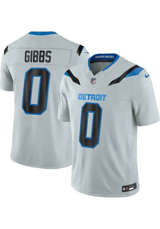 Jahmyr Gibbs Detroit Lions Mens SILVERGREY Rivalry Limited
