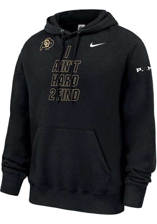 Deion Sanders Colorado Buffaloes Mens BLACK Coach Prime Club