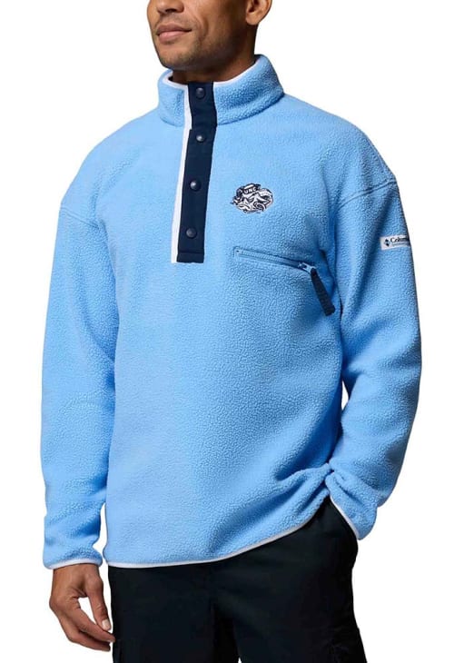 Columbia North Carolina Tar Heels Mens HelvetiaHalf Snap