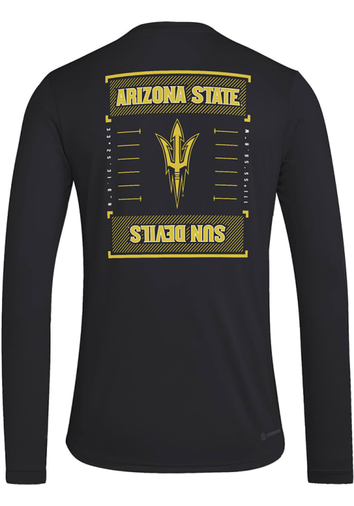 Adidas Arizona State Sun Devils BLACK Locker Football Icon Long