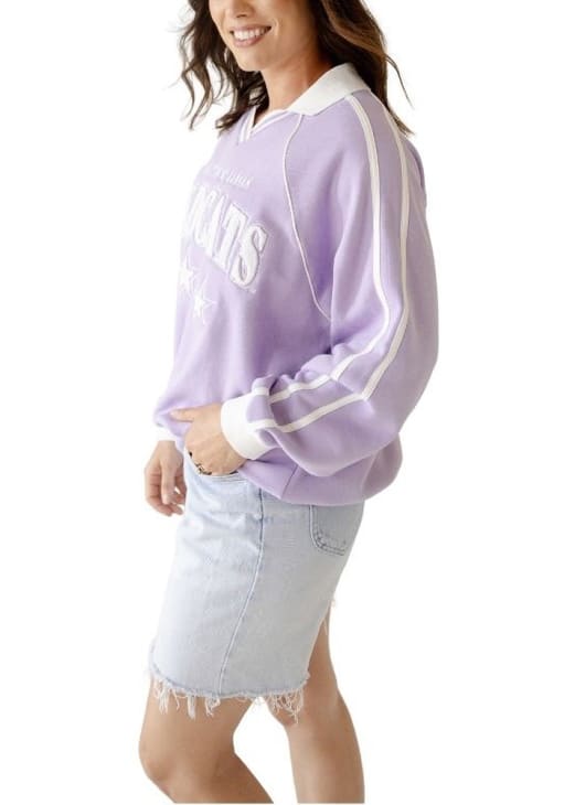 Gameday Social Womens PURPLE K-State Wildcats Sunday Slate Long