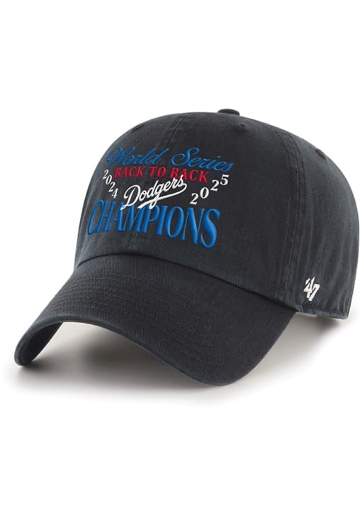 47 Los Angeles Dodgers BLACK 2025 World Series Back to Back