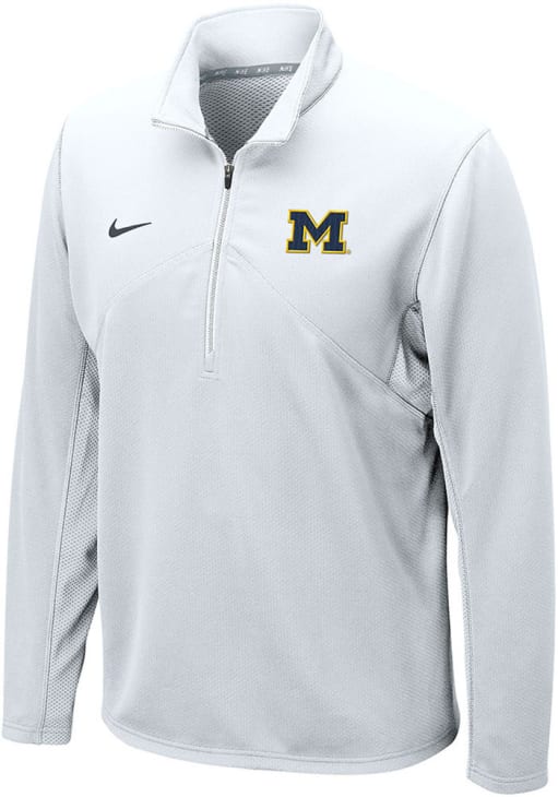 8gshoot 8G OCTA® HIGHNECK PULLOVER Nike Men's Gonzaga Bulldogs Navy Basketball Victory Quarter-Zip