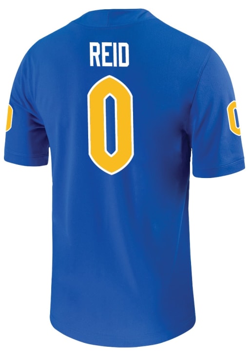 Desmond Reid Mens ROYAL Pitt Panthers Football Name And Number