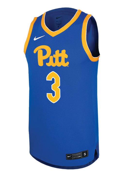 Brandin Cummings Mens ROYAL Pitt Panthers Basketball NIL Name And