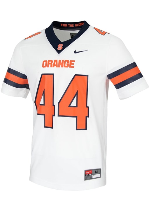Nike Syracuse Orange White Football Replica Jersey - 198601771