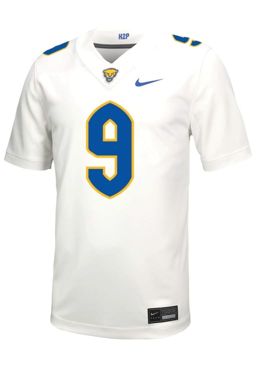 Kyle Louis Mens White Pitt Panthers Football Name And Number