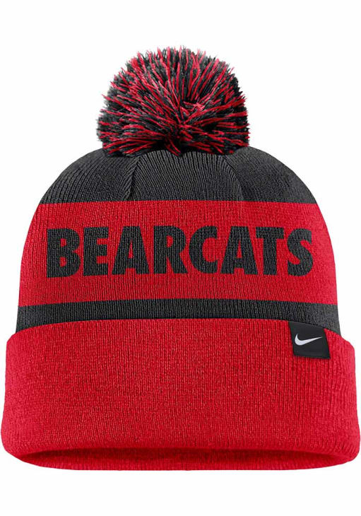 Cincinnati Bearcats Nike Red C12360 - NK PEAK STRIPE BEANIE Mens