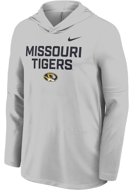 Nike Missouri Tigers Mens GREY Sideline Lightweight Lightweight 