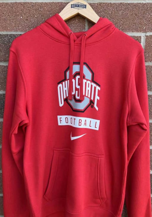 red nike ohio state hoodie