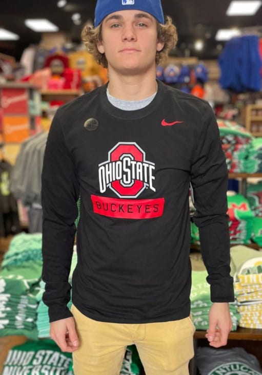 Nike Ohio State Buckeyes Football Dri-FIT Long Sleeve T Shirt