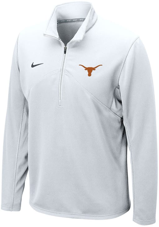 Nike Texas Longhorns Mens WHITE Dri-FIT Training Pullover - 19861851