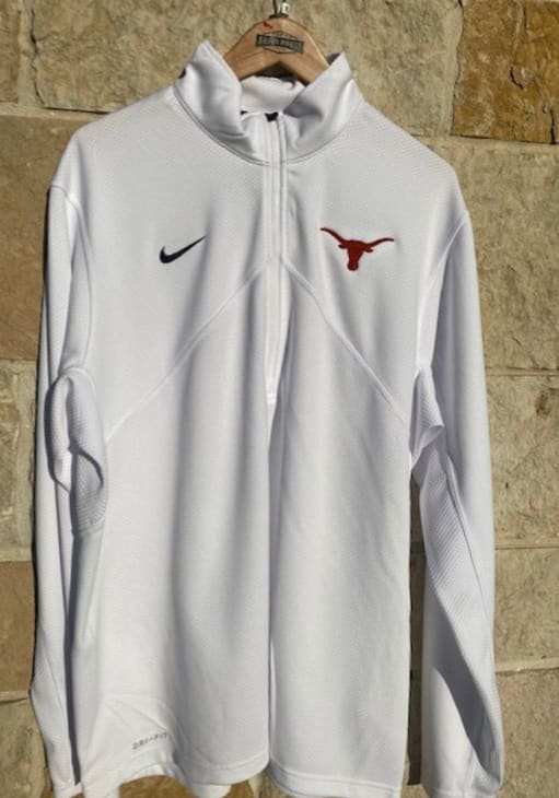 Nike Texas Longhorns Mens WHITE Dri-FIT Training Pullover - 19861851