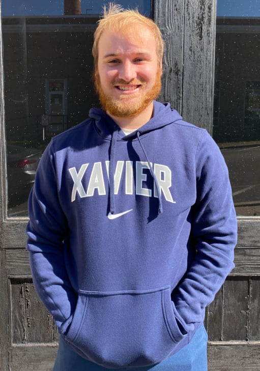 Nike Xavier Musketeers Mens NAVY Club Fleece Hoodie - 19861968
