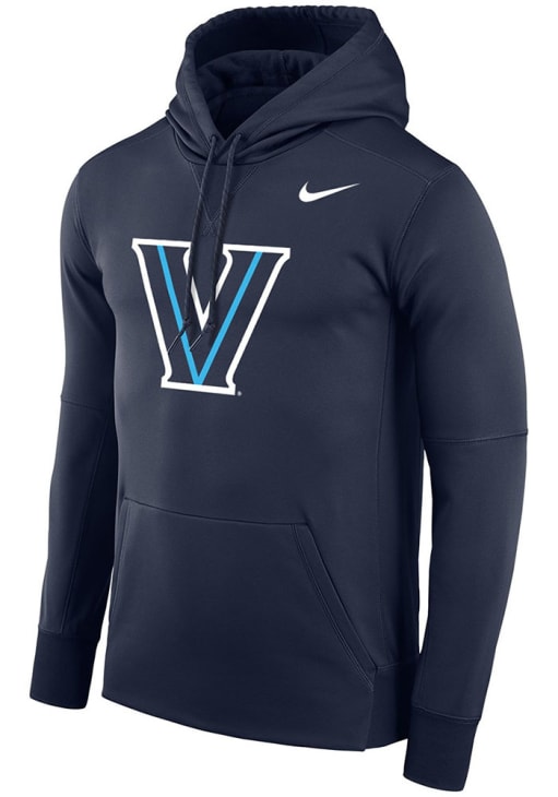 Villanova Wildcats Mens Nike NAVY Therma Essential Hood - 19861984
