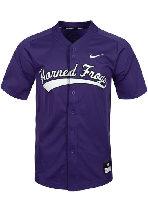 Nike TCU Horned Frogs Mens PURPLE Replica - 19862383