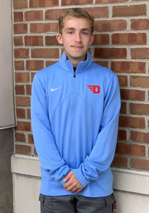 Nike Dayton Flyers Mens LIGHT BLUE Training Pullover - 19862956