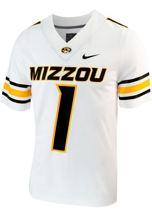 Nike Missouri Tigers White Replica Game Jersey - 19863166