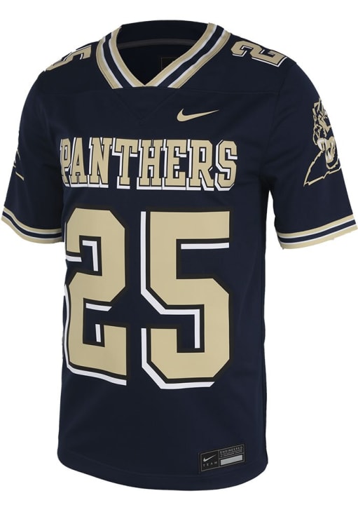 Darrelle Revis Mens NAVY Pitt Panthers Retro Football Jersey