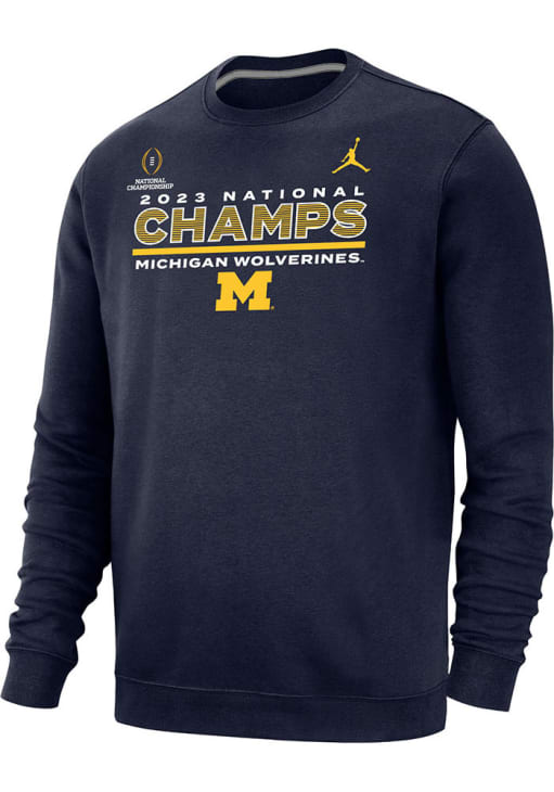 michigan jordan crewneck