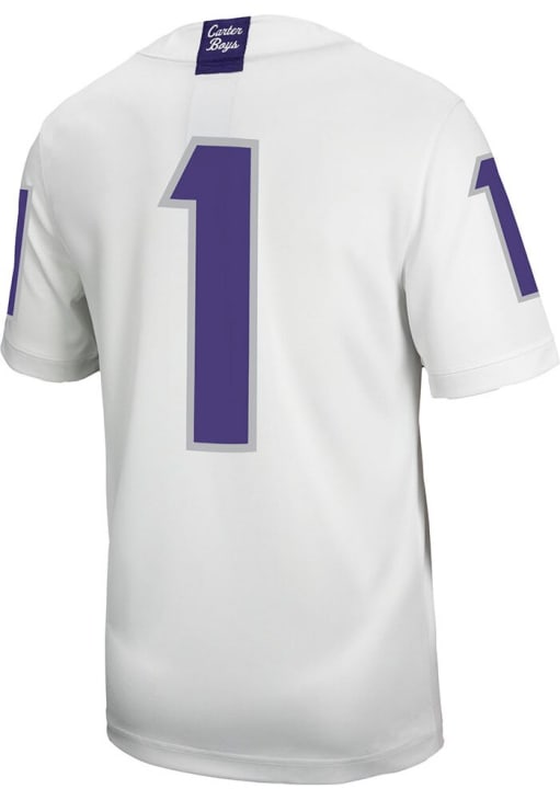 Nike Mens White TCU Horned Frogs Game Replica Jersey - 19867892