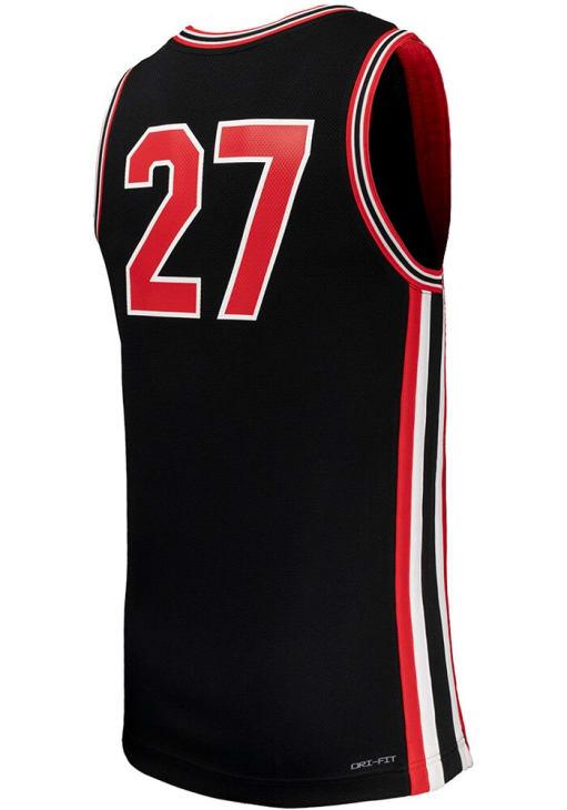 Nike Mens BLACK Houston Cougars Replica Basketball Jersey - 19868012