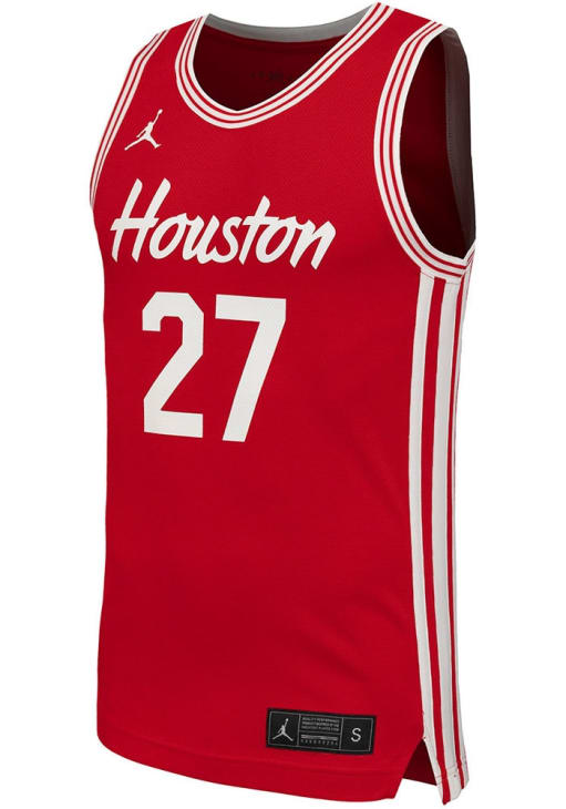 Nike Mens Red Houston Cougars Replica Basketball Jersey - 19868013