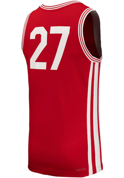 Nike Mens Red Houston Cougars Replica Basketball Jersey - 19868013