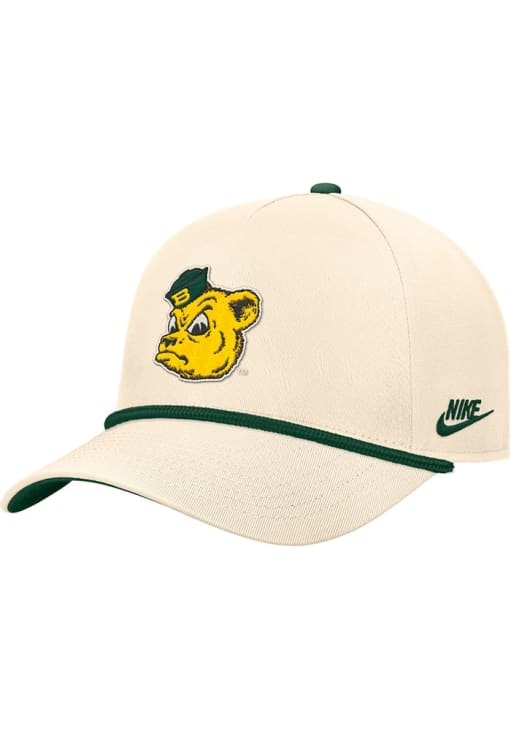 Nike Baylor Bears LIGHT BROWN Vintage 5 Panel Rope Adjustable Hat
