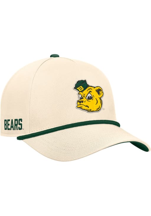 Nike Baylor Bears LIGHT BROWN Vintage 5 Panel Rope Adjustable Hat