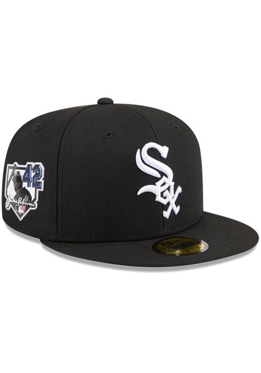 Chicago White Sox Mens 2026 Jackie Robinson Day 59FIFTY BLACK New