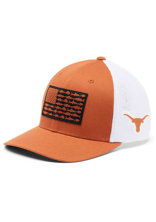 Texas Longhorns Mens PFG Mesh Fish Flag BURNTORANGE Columbia  display picture 1