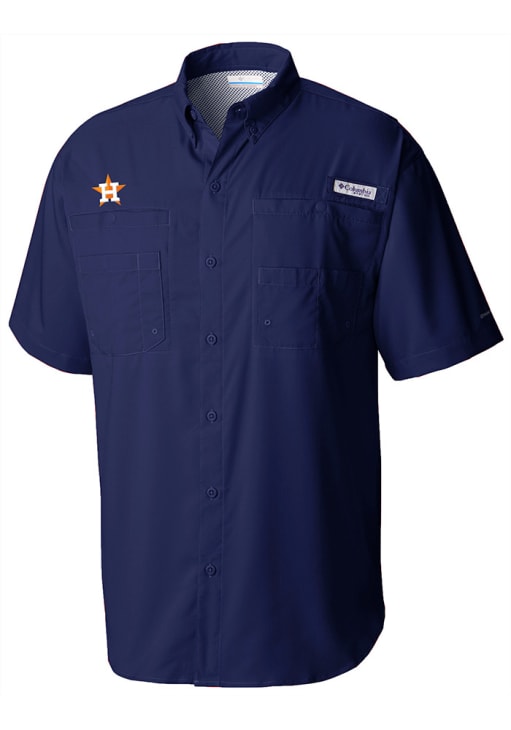 men's dress shirts houston University of Houston Leeward | Men's Performance Dress Shirt | Light Blue Gingham | Lightweight | Wrinkle-Free | Moisture Wicking