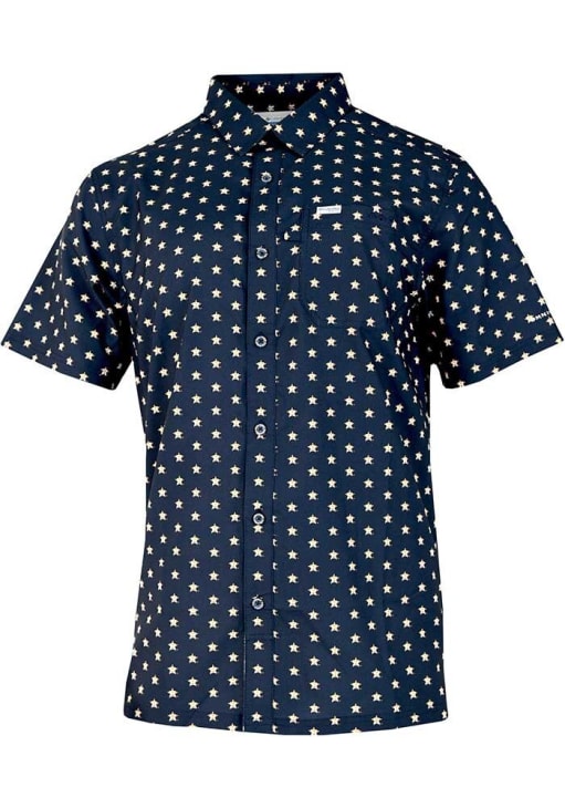 astros dress shirt Margaritaville Houston Astros Linen Party Button-Up Shirt