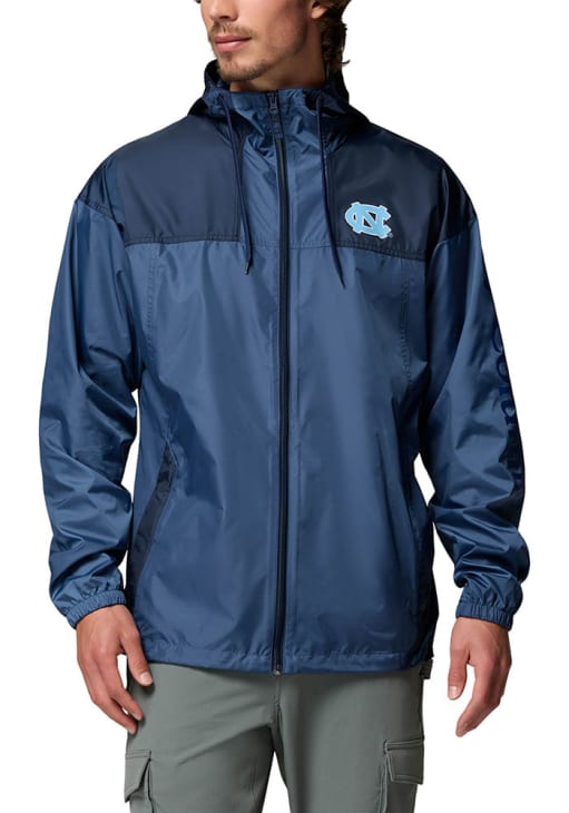 e*9様 【美品】CHRER JACKET navy 34 Columbia North Carolina Tar Heels Mens NAVY Flash Challenger II