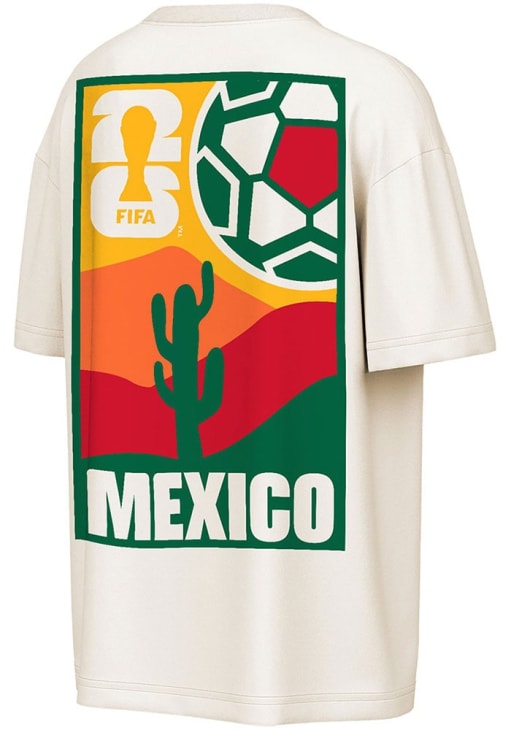 Mexico National Team CREAM World Cup 26 Post Card Short Sleeve T