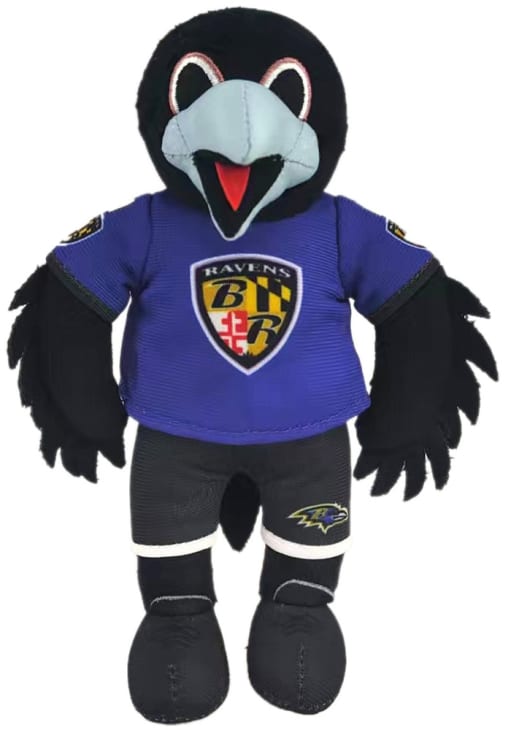 Baltimore Ravens グッズ Baltimore Ravens PURPLE 14in Team Mascot Plush - 2110046