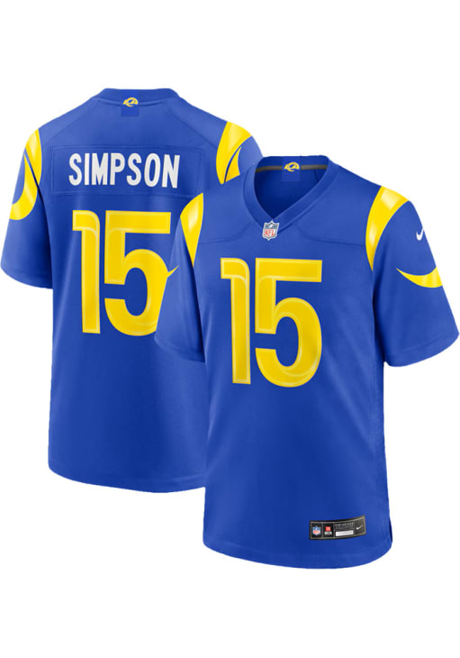 Ty Simpson Los Angeles Rams ROYAL Home Jersey - 2156531