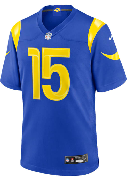 【陸上】サニブラウン　Team Hakim ユニフォーム　Lサイズ 青 Ty Simpson Los Angeles Rams ROYAL Home Jersey - 2156531