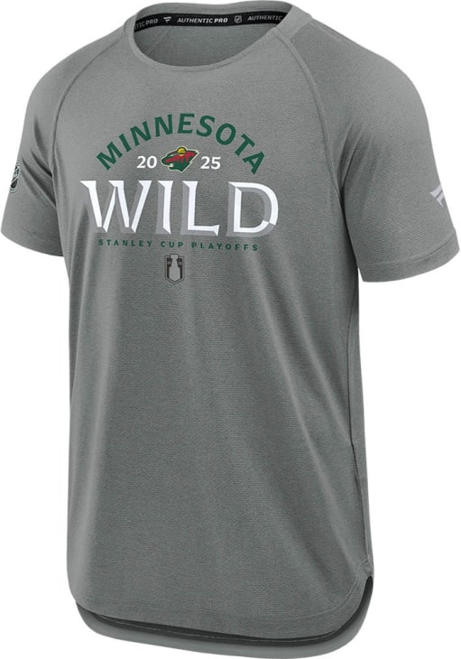 Minnesota Wild ASH 2025 Playoff Participant Short Sleeve T Shirt