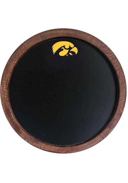 The Fan-Brand Iowa Hawkeyes Barrel Top Sign