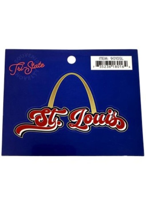St Louis Souvenir | St Louis Stickers Red Arch Script - 2230088