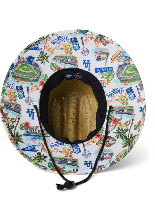 Reyn Spooner Los Angeles Dodgers BROWN Scenic Straw Bucket Hat