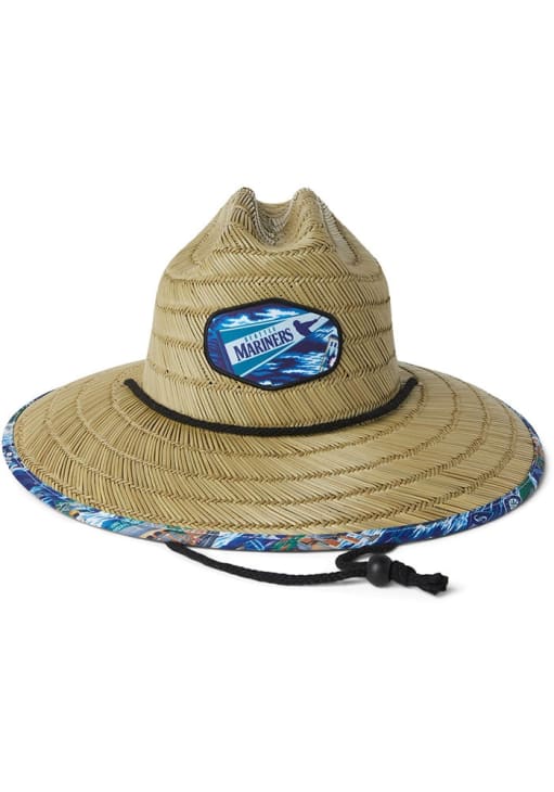 Reyn Spooner Seattle Mariners BROWN Scenic Straw Bucket Hat - 23050240