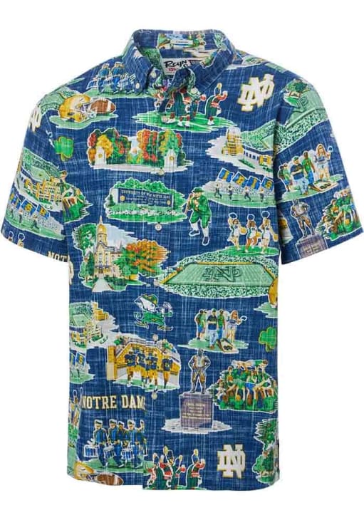 notre dame men's dress shirts Criquet Shirts - Notre Dame - Coach's Players Shirt - Clover