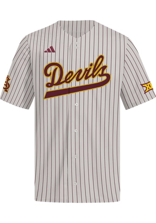 Adidas Mens ATHLETICGREY Arizona State Sun Devils Replica