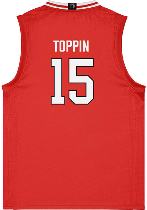 JT Toppin Texas Tech Red Raiders Red NIL Player Jersey Jersey