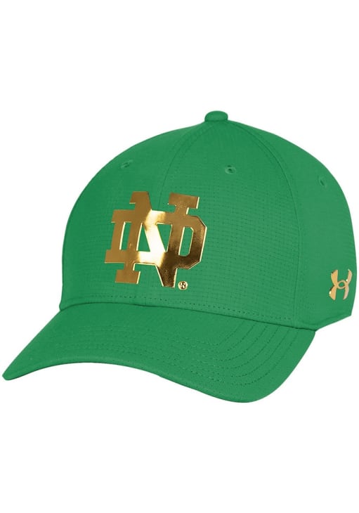 Notre Dame Fighting Irish Mens Sideline Armourvent Stretch GREEN