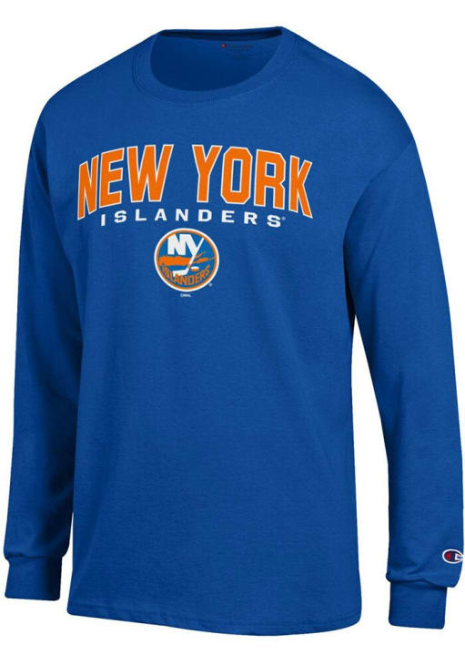Champion New York Islanders Jersey Long Sleeve T Shirt ROYAL