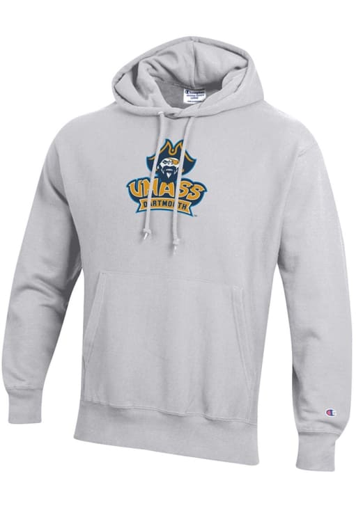 Champion Reverse Weave DARTMOUTH フーディ Champion University of Massachusetts Dartmouth Mens SILVERGREY